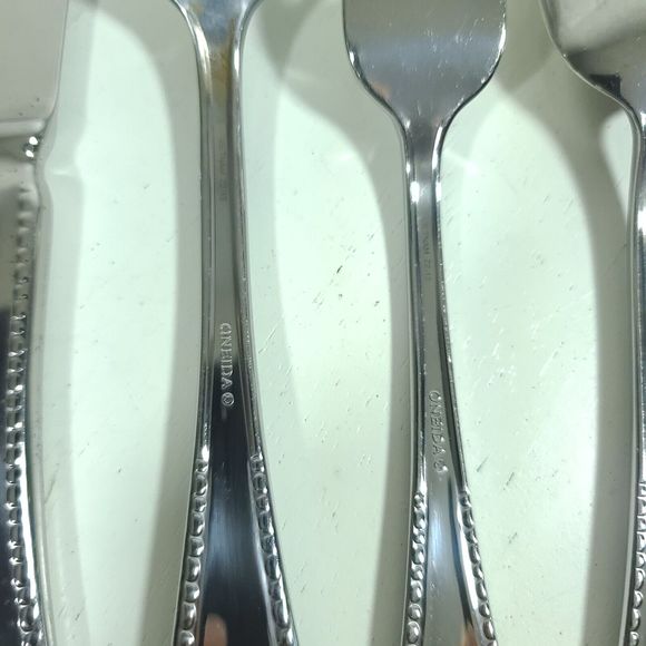 Oneida Pebblebrook Silverware Single Set Of Five Pices - Picture 6 of 7